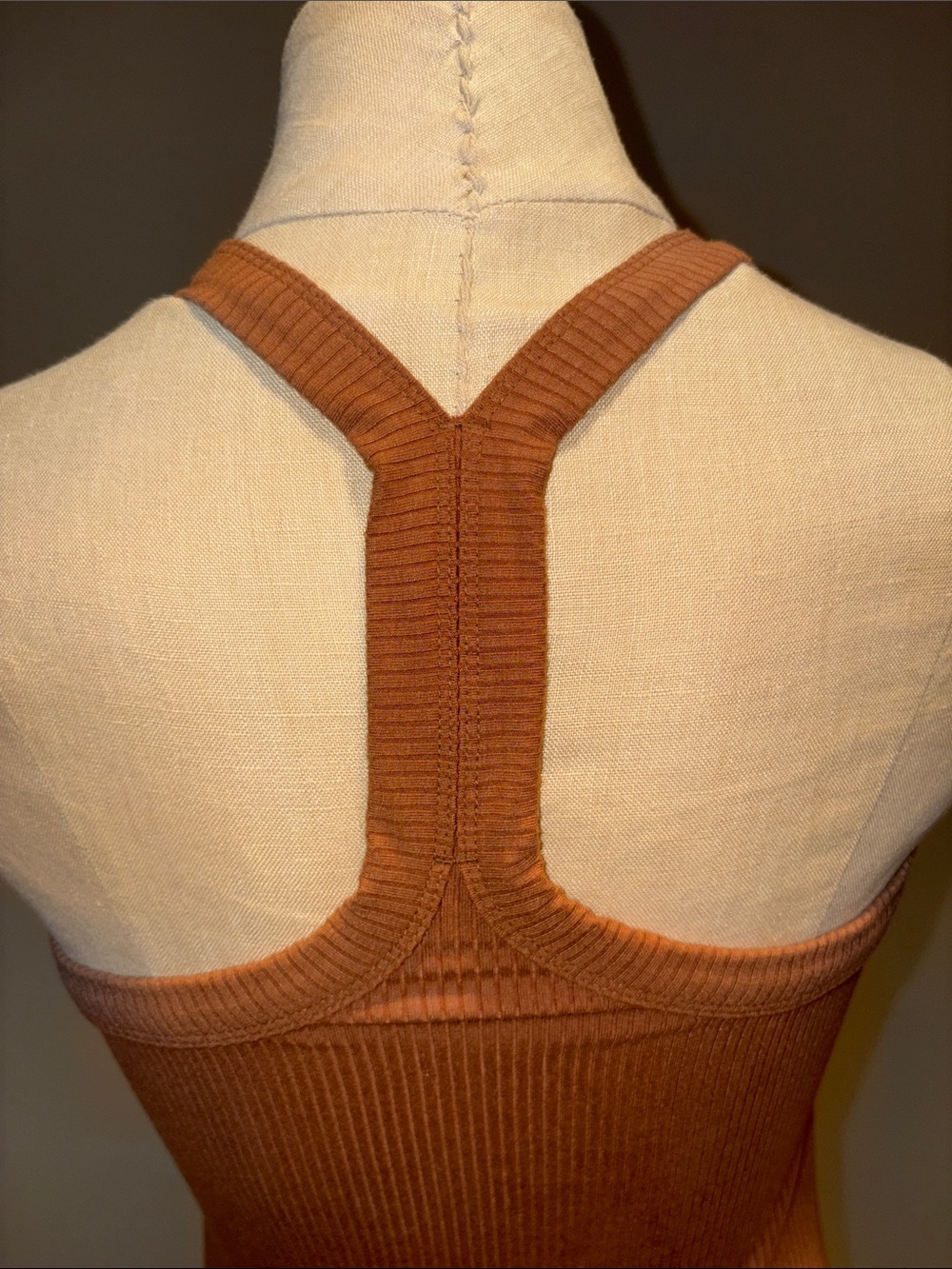 LOFT Ribbed Halter Racerback Bodysuit Size XS - Picture 6 of 10